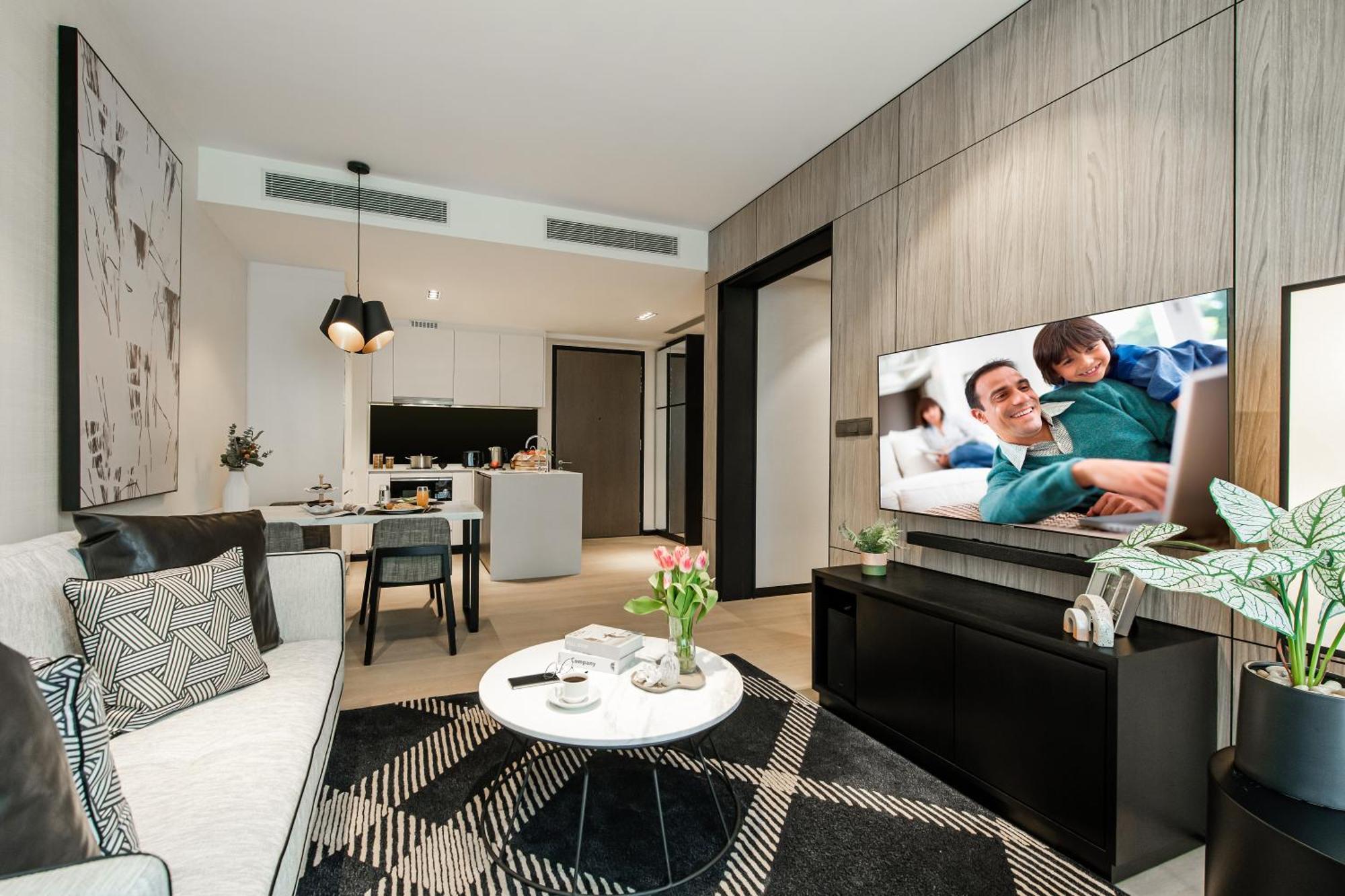 Готель Ascott Star Klcc Куала-Лумпур Екстер'єр фото A 3D rendering of a typical 1-bedroom unit