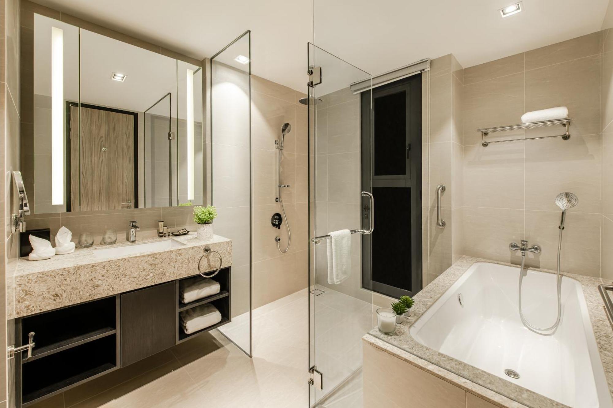 Готель Ascott Star Klcc Куала-Лумпур Екстер'єр фото A bathroom in a hotel